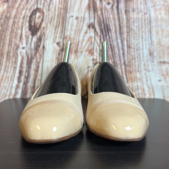 Clarks Unstructured Speckled Capped Toe Flats Womens Sz 8W - Picture 3 of 10